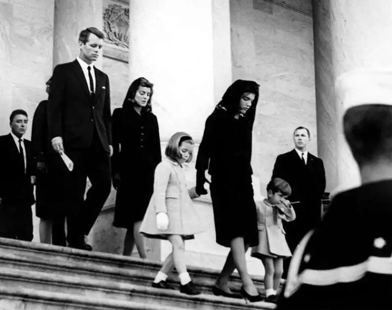 jackie kennedy al funerale di john