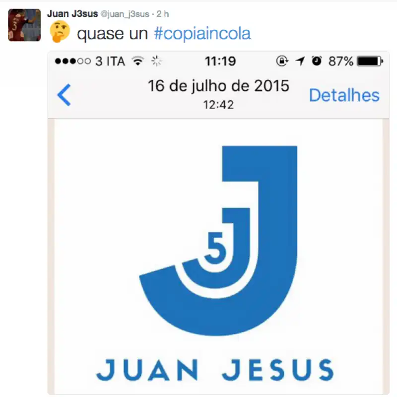 JUAN JESUS TWEET