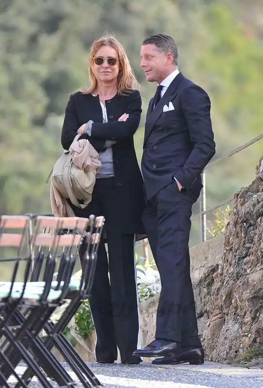 LAPO  ELKANN AL FUNERALE DI FRANCA SOZZANI  