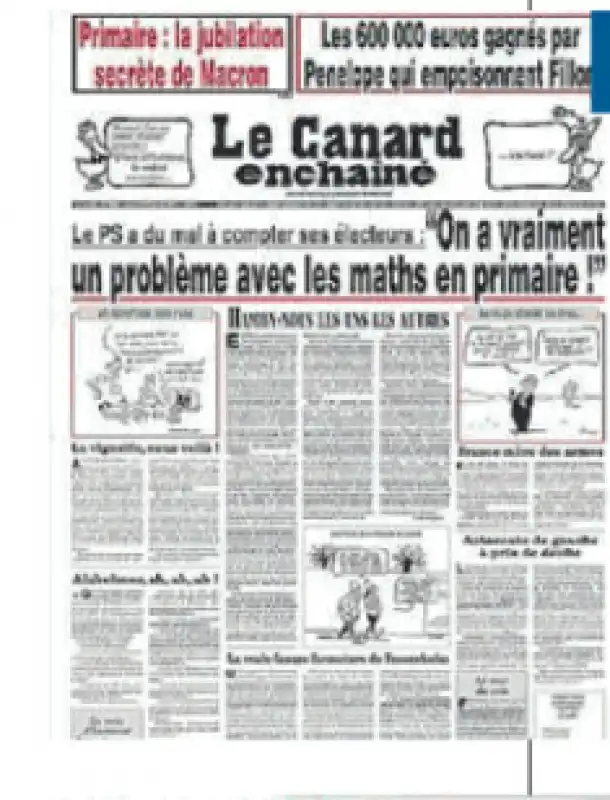 LE CANARD ENCHAINE