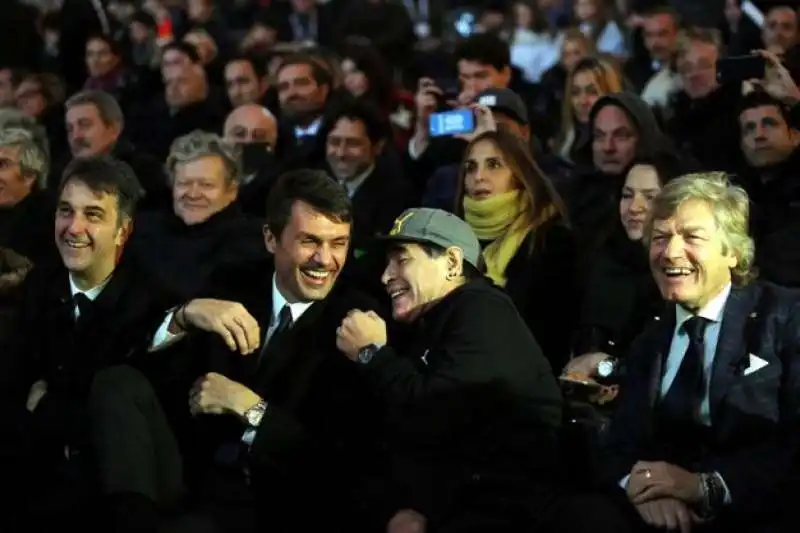 MALDINI MARADONA E ANTOGNONI