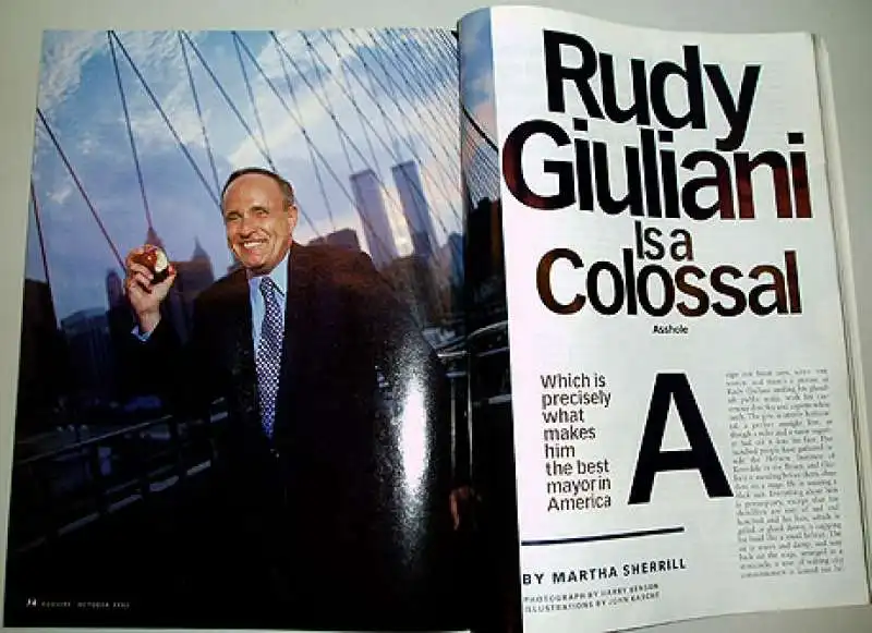 rudy giuliani is a clolossal asshole