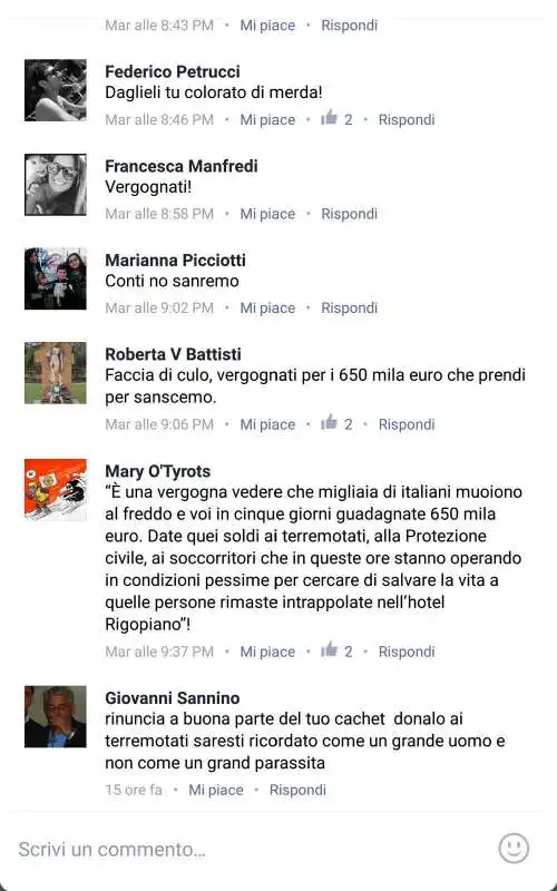 shitstorm contro carlo conti  4