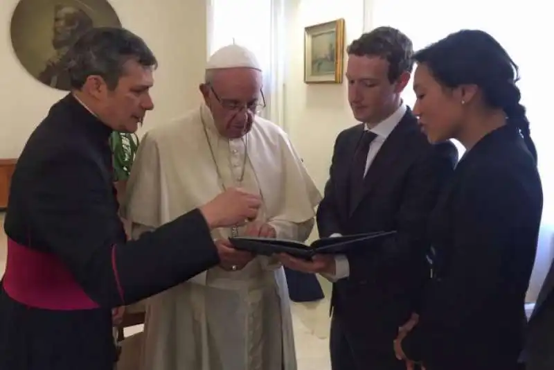 zuckerberg papa francesco