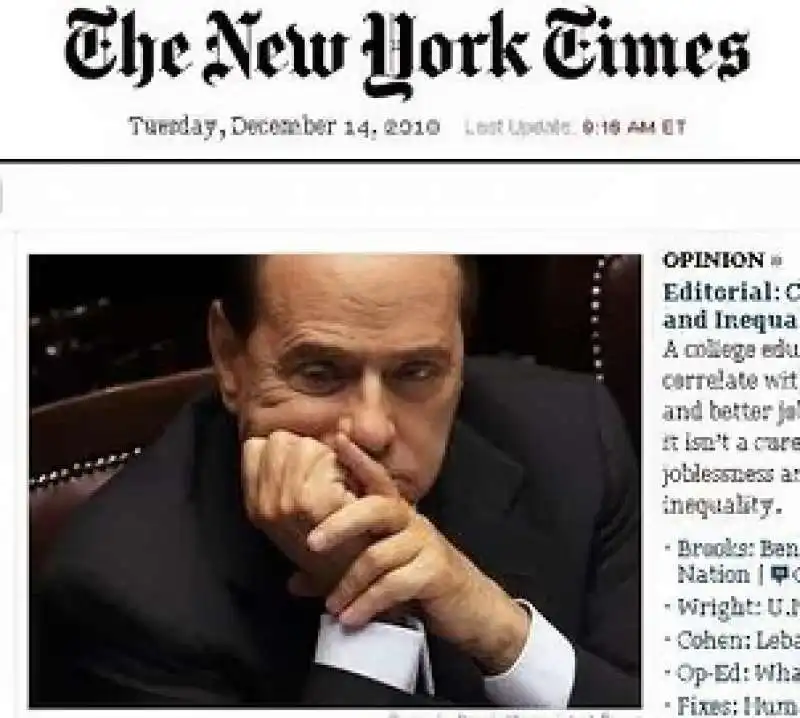 Berlusconi New York Times