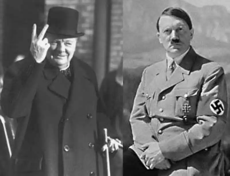 churchill hitler