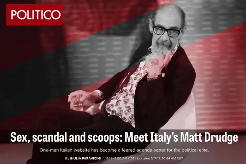 DAGO INTERVISTATO DA POLITICO