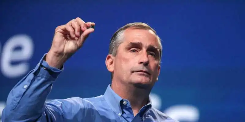 il ceo di intel brian krzanich