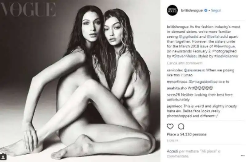 LE SORELLE HADID SU VOGUE