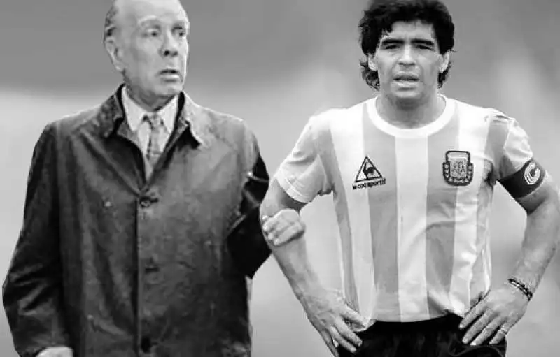 Maradona borges