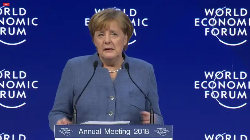 merkel davos 