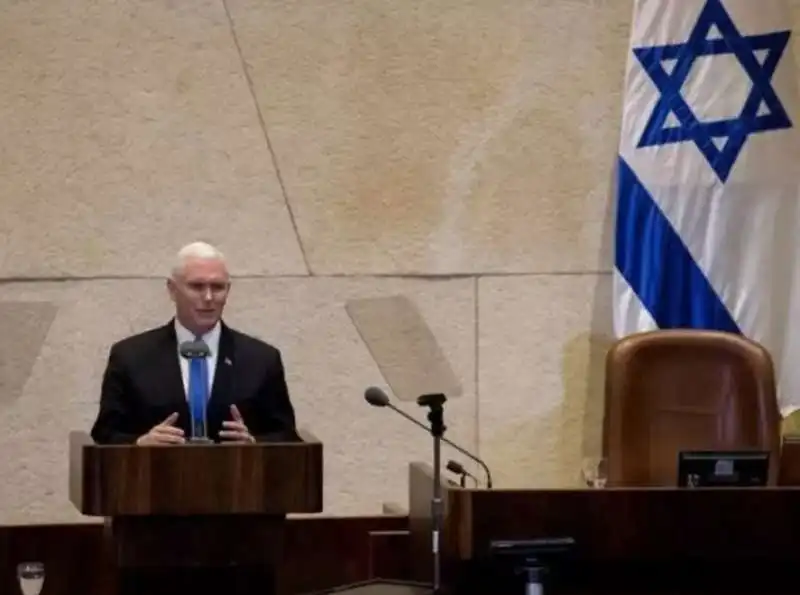 MIKE PENCE ALLA KNESSET