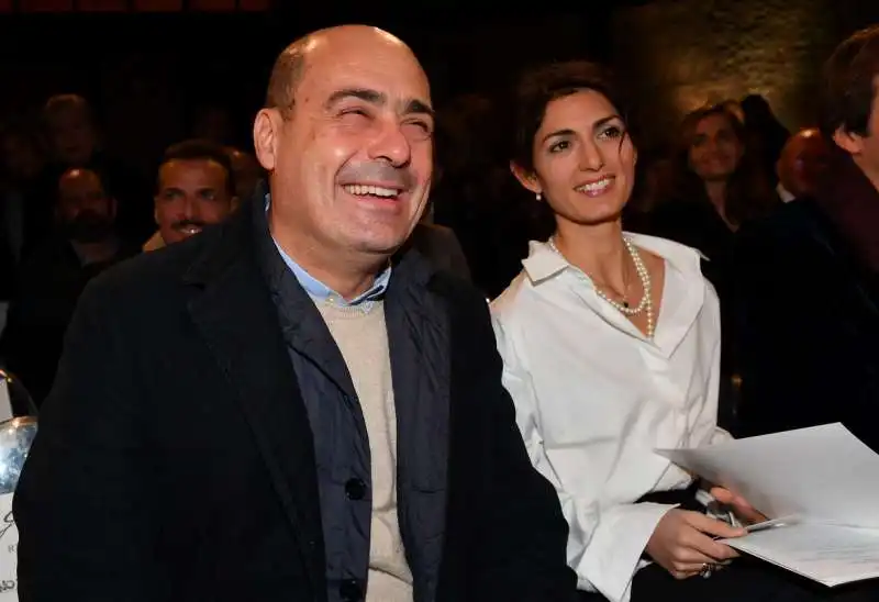 nicola zingaretti  virginia raggi