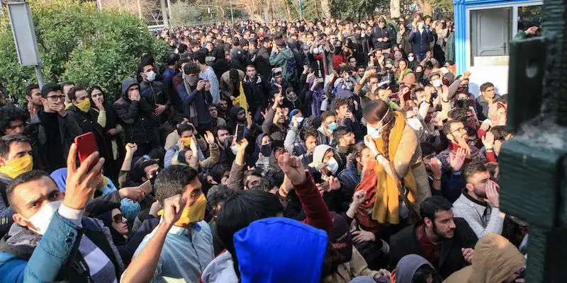 PROTESTE TEHERAN universita