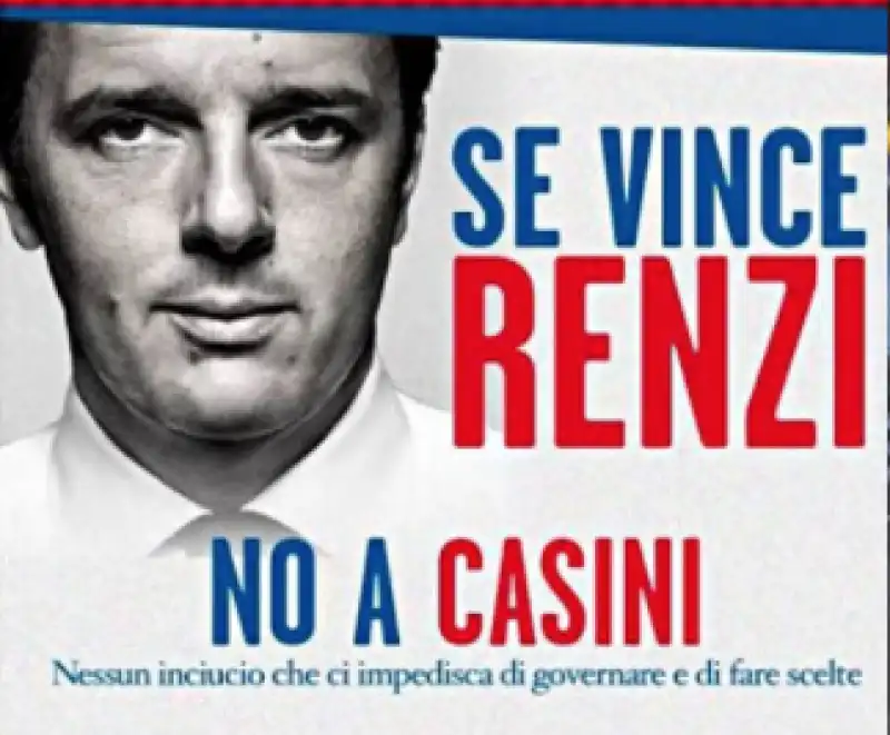 renzi manifesti primarie 2012