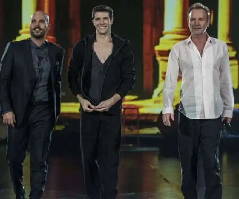 roberto bolle marco d amore sting