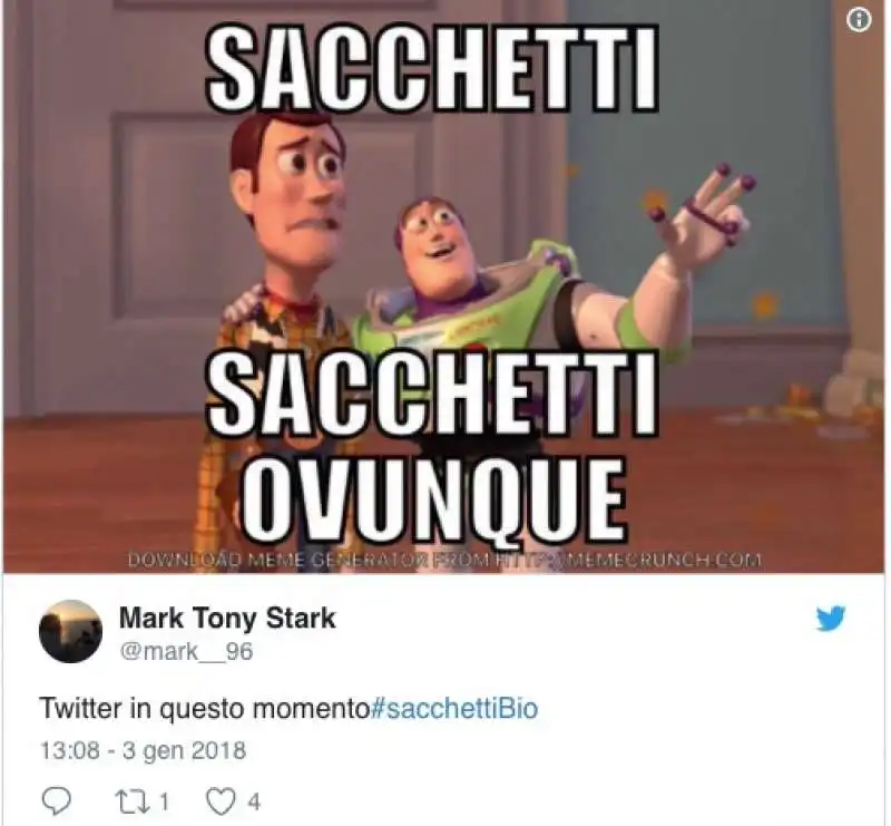 sacchetti bio per la spesa  1