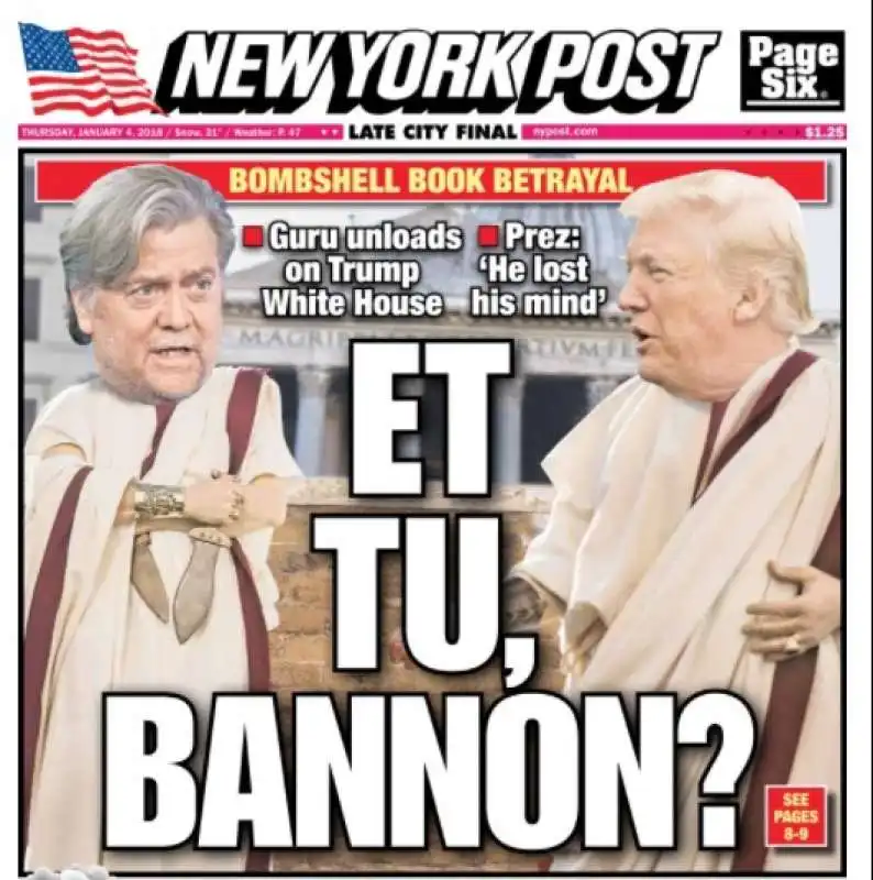 SCONTRO BANNON TRUMP