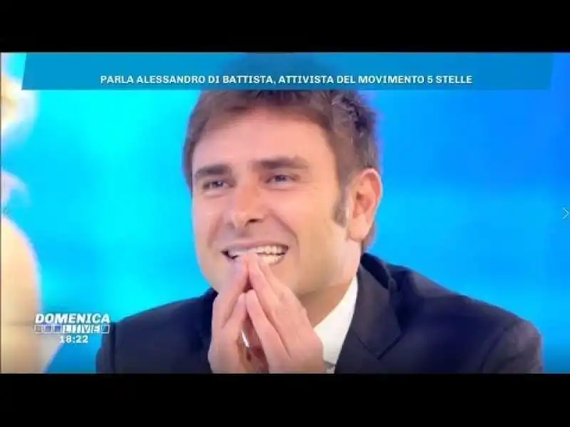 ALESSANDRO DI BATTISTA OSPITE DI BARBARA DURSO