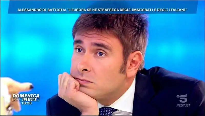 ALESSANDRO DI BATTISTA OSPITE DI BARBARA DURSO 