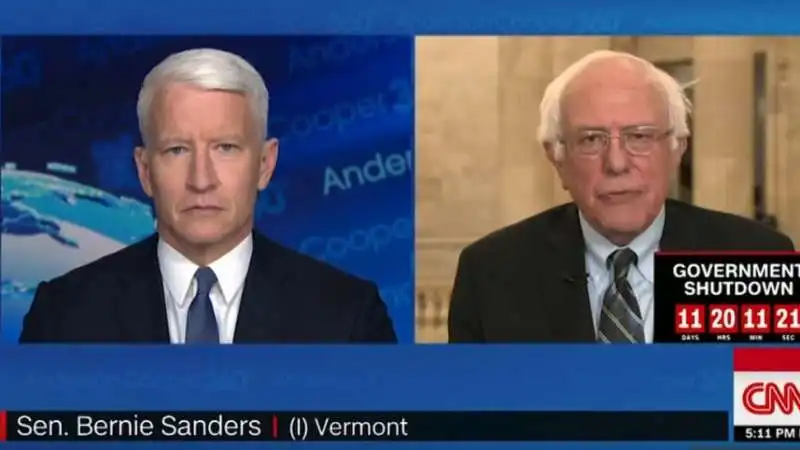 BERNIE SANDERS SULLA CNN SI SCUSA PER IL SUO COMPORTAMENTO SESSISTA