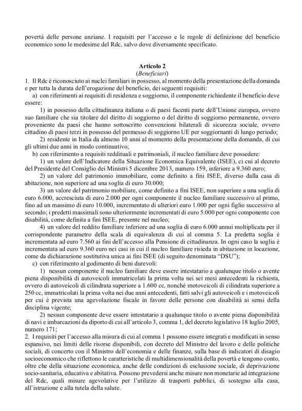 decreto quota 100 e reddito di cittadinanza 7