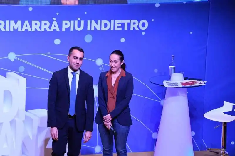 di maio con paola taverna