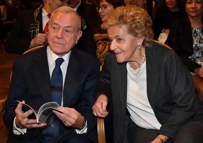 gianni letta con la moglie maddalena