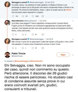 i tweet selvaggia lucarelli pablo trincia