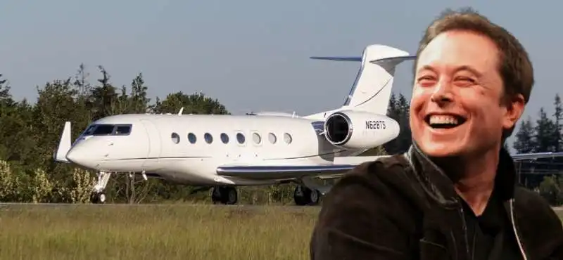 IL GULFSTREAM DI ELON MUSK