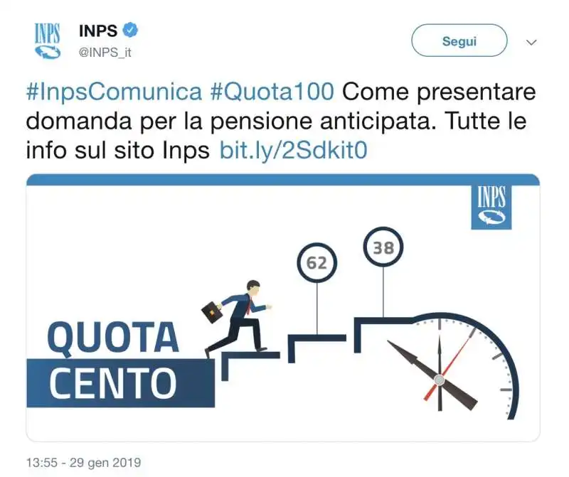 INPS QUOTA 100