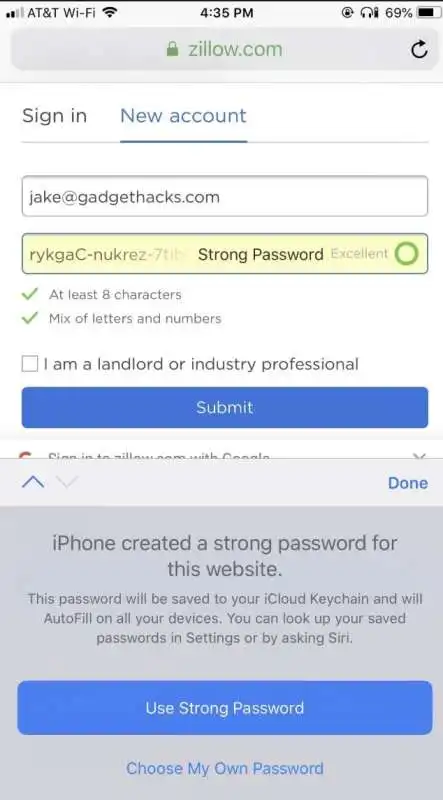 iphone crea password sicure 1