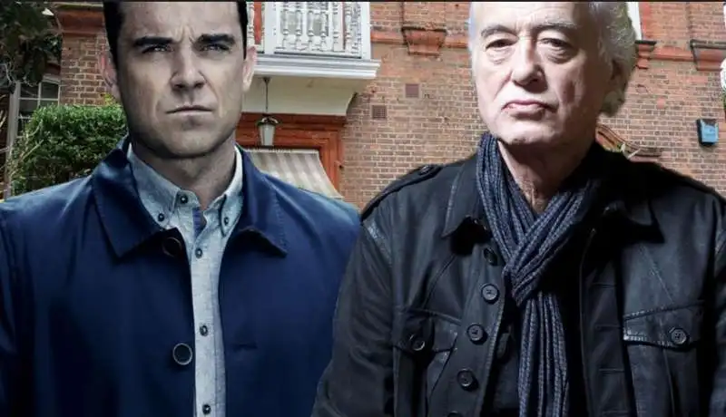 jimmy page e robbie williams 2