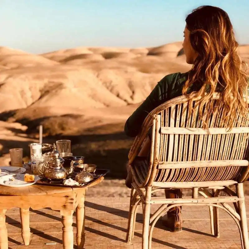 maria elena boschi a marrakech