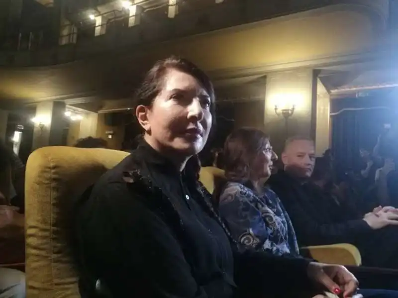 marina abramovic a firenze per la presentazione di the cleaner