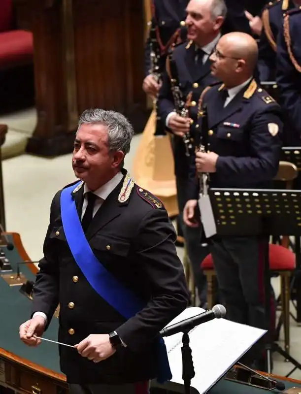 maurizio billi direttore della banda musicale della polizia