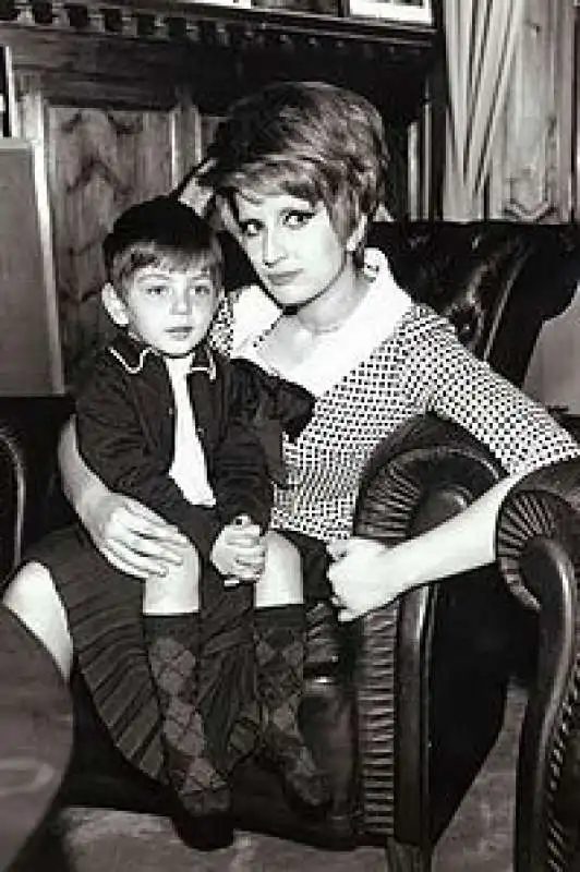 Mina con Massimiliano Pani  