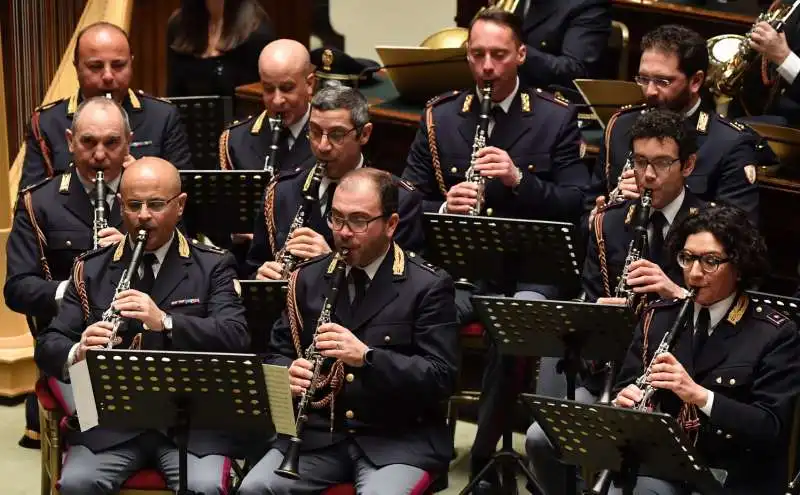 musicisti della banda musicale della polizia di stato (1)