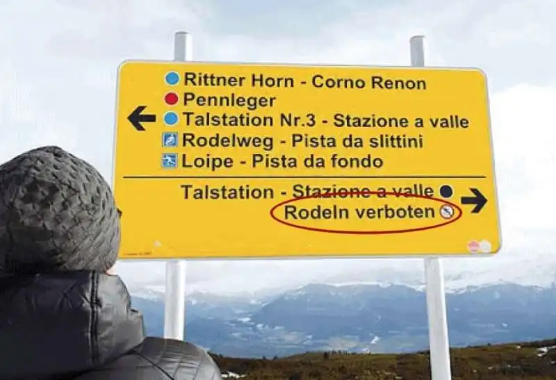 RENON BOLZANO PISTA SLITTINI