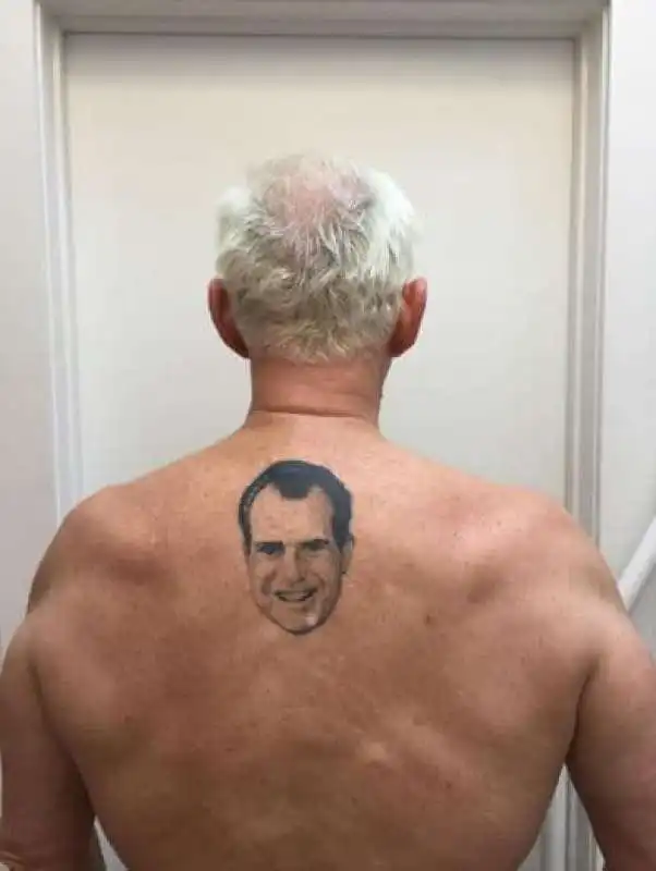 roger stone nixon tatoo