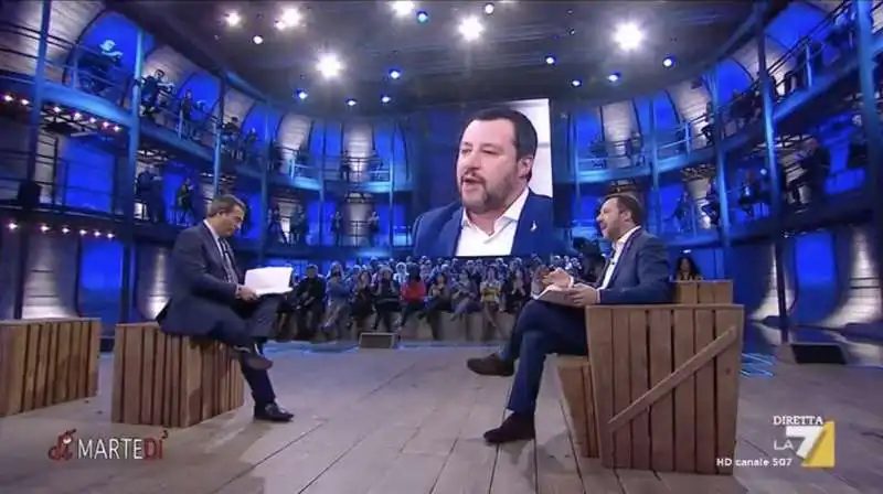 salvini a dimartedi' 18