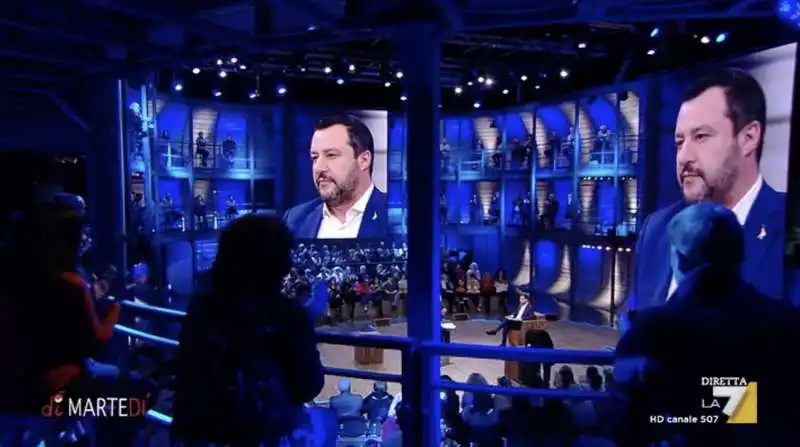 salvini a dimartedi' 5