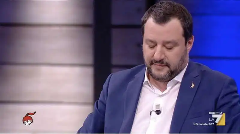 salvini a dimartedi' 9