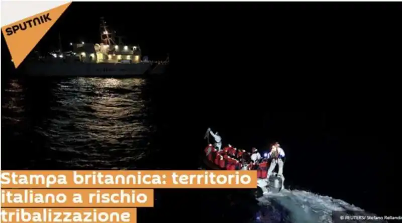 sputnik contro i migranti