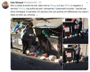 UDO GUMPEL E LA SPAZZATURA DI ROMA