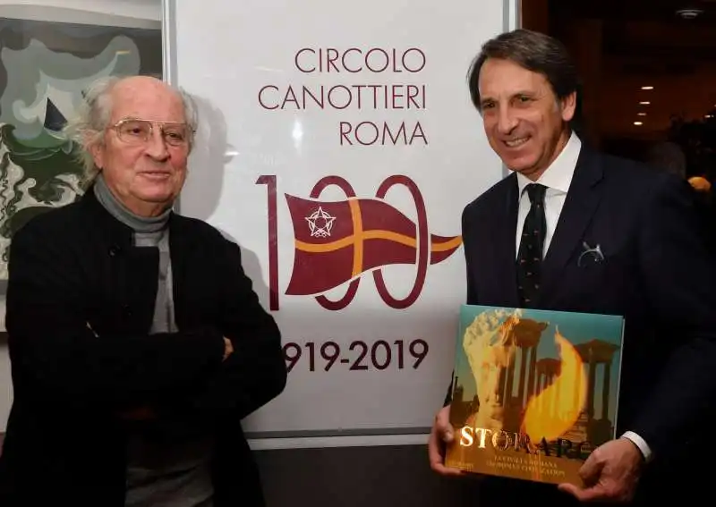 vittorio storaro e massimo veneziano presidente del canottieri roma