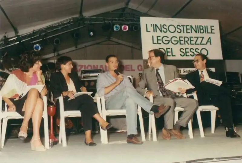 1990. dago a cortina con luca josi