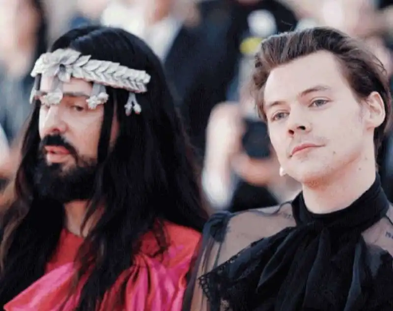 ALESSANDRO MICHELE E HARRY STYLES