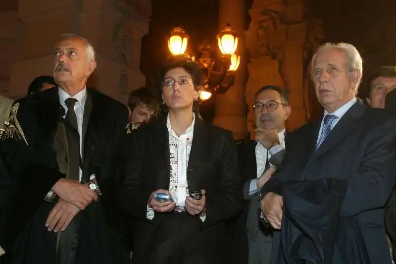 alfredo galasso, giulia bongiorno, franco coppi e gioaccino sbacchi