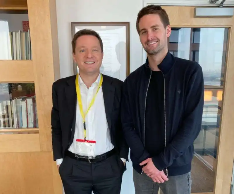 ANDREA CECCHERINI EVAN SPIEGEL